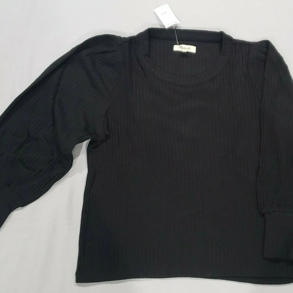 Madewell Classic Black Knit Sweater